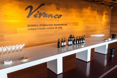 Vivanco winery museum civarındaki degustation