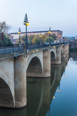 Logroño taş köprüsü