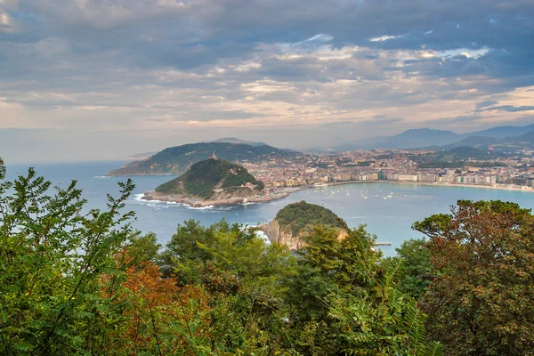 Vista aérea de San Sebastian — Fotografia de Stock