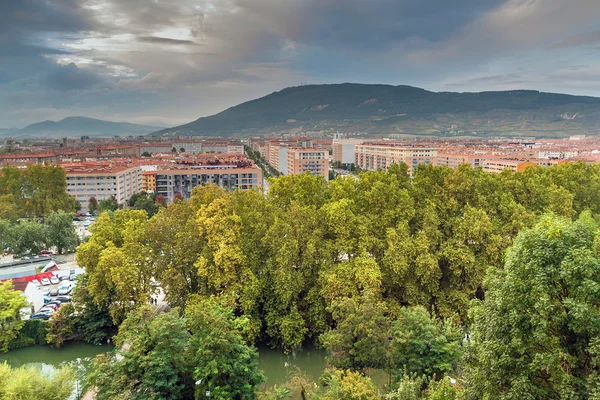 Veduta aerea di Pamplona — Foto Stock