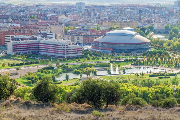 Luchtfoto van Logroño — Stockfoto