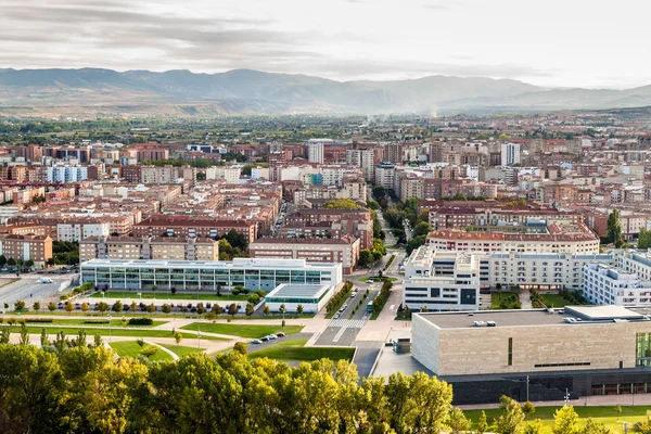 Letecký pohled na Logrono — Stock fotografie