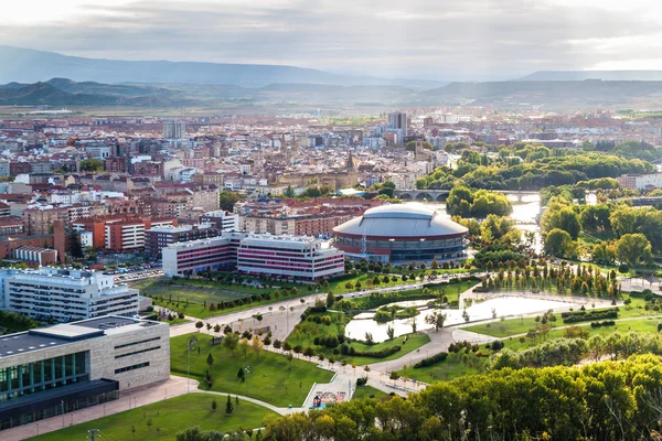 Logroño havadan görünümü — Stok fotoğraf