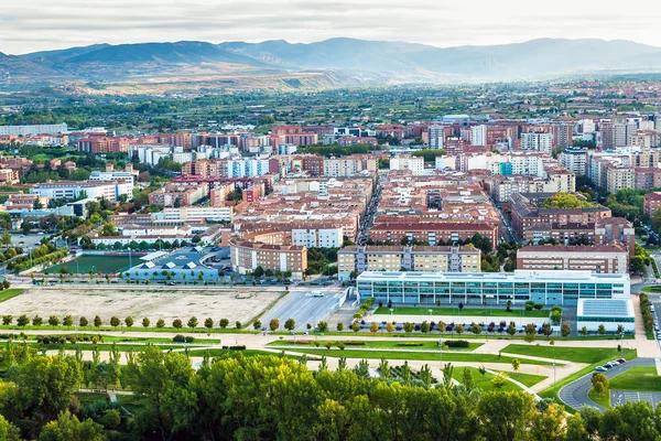 Luchtfoto van Logroño — Stockfoto