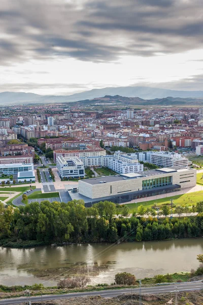 Luchtfoto van Logroño — Stockfoto