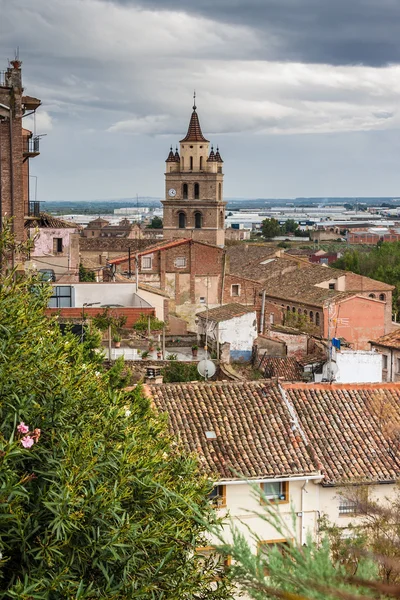 Letecký pohled na Calahorra — Stock fotografie