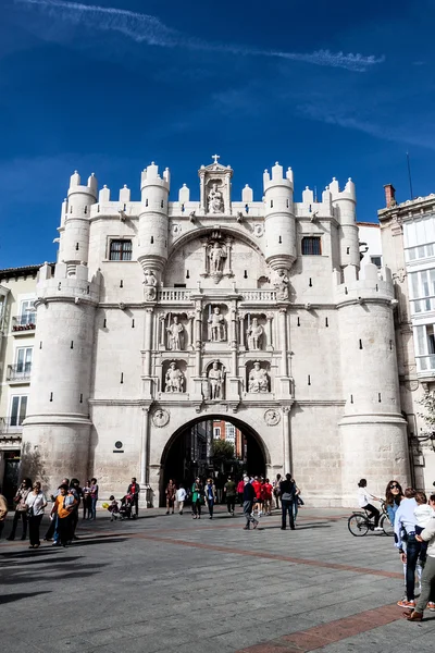 Arco di Santa Maria a Burgos — Foto Stock