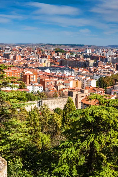 A légi felvétel a Burgos — Stock Fotó