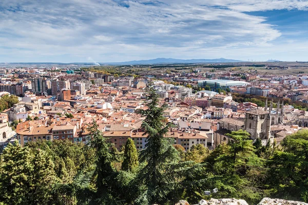 Letecký pohled na burgos — Stock fotografie