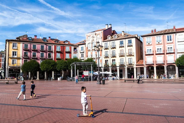 Plaza Mayor in burgos — Stockfoto