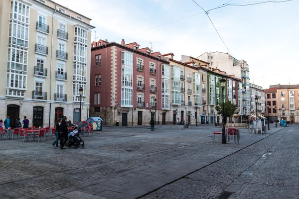 Pohled na centrum města v Burgos — Stock fotografie
