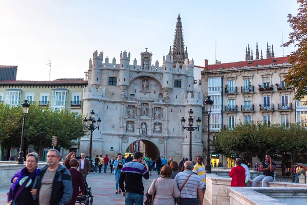 Arco di Santa Maria a Burgos — Foto Stock