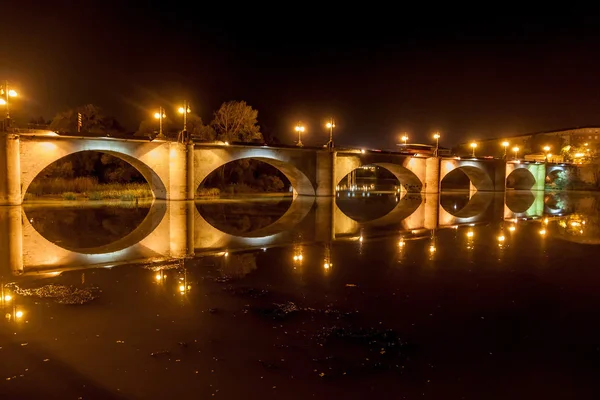 Stone bridge in Logrono — Stock Photo, Image