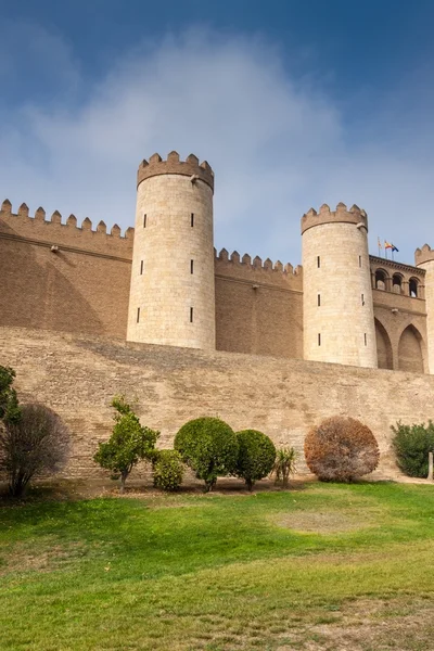 Aljaferia palota Saragossa — Stock Fotó