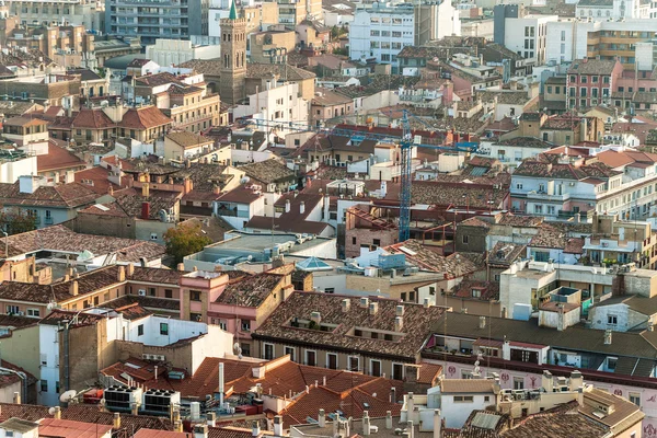 Aerial view of Zaragoza — Stock fotografie