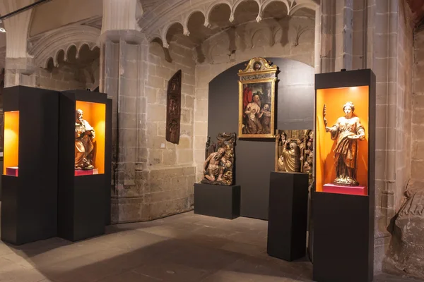 Exposition in the cathedral — Stock Photo, Image