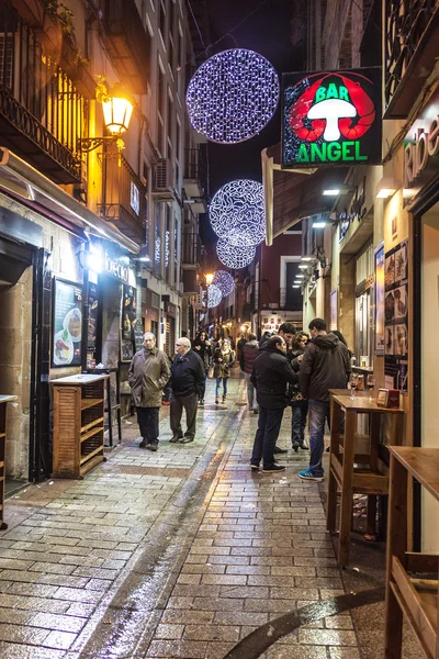 Decorazioni natalizie a Logrono — Foto Stock