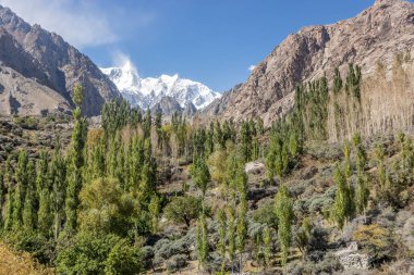 Hunza Vadisi manzarası, Pakistan 'ın Gilgit-Baltistan bölgesi