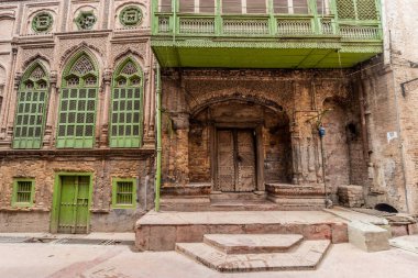 Pakistan 'ın eski Peşaver kasabasındaki Sethi evi.