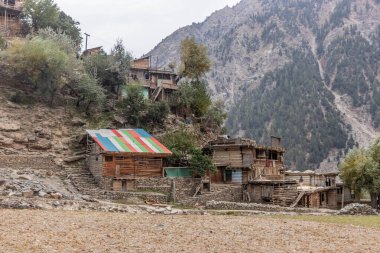 Bumburet vadisindeki Shaikhanandah köyü, Hayber Pakhtunkhwa, Pakistan