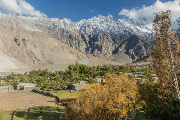 Pakistan 'ın Gilgit-Baltistan bölgesindeki Hunza Vadisi' ndeki Passu köyü