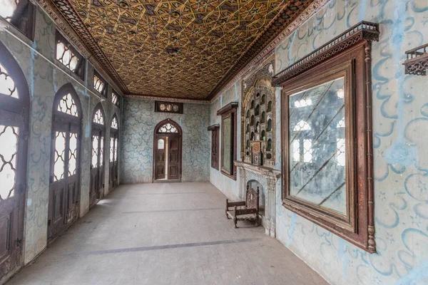 PESHAWAR, PAKISTAN - 17 Ekim 2023: Pakistan 'ın eski Peshawar kentindeki Sethi Evi' nin İçi