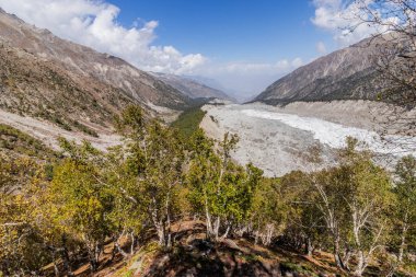 Pakistan 'ın Gilgit-Baltistan bölgesindeki Rakhiot vadisi