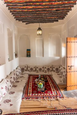 DOHA, Katar - 21 SEPTEMBER 2023: Msheireb Downtown Doha, Katar 'daki Radwani Evi Müzesi