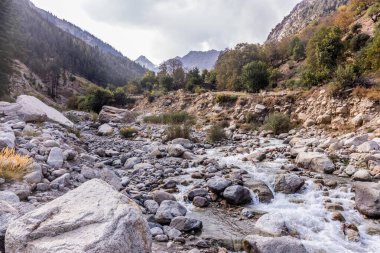 Pakistan, Khyber Pakhtunkhwa 'daki Rumbur Vadisi' nde akarsu