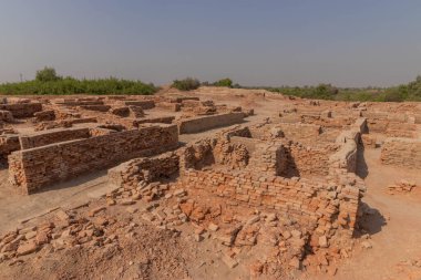 Mohenjo Daro harabeleri, Sindh bölgesi, Pakistan