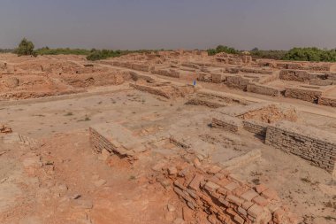 Mohenjo Daro harabeleri, Sindh bölgesi, Pakistan