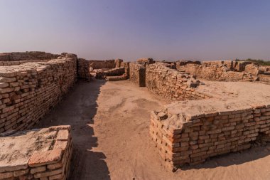Mohenjo Daro harabeleri, Sindh bölgesi, Pakistan