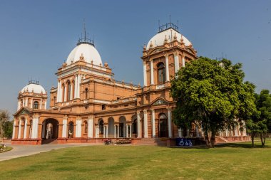 Pakistan 'ın Bahawalpur ilindeki Noor Mahal sarayı manzarası