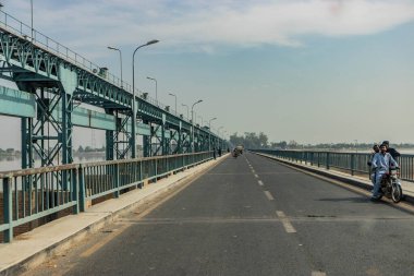 ALIPUR, PAKISTAN - 27 Ekim 2023: Panjnad Headworks barrage, Punjab Eyaleti, Pakistan