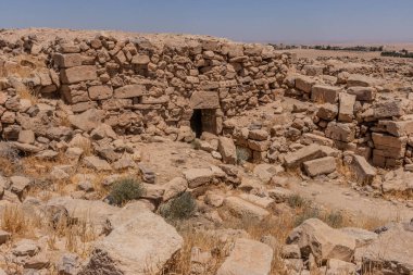 Ürdün 'deki Umm ar-Rasas sahasındaki harabeler