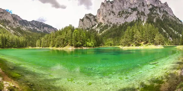オーストリア スタイリア トラゴス 緑の湖 — ストック写真