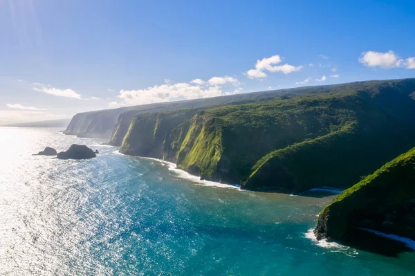 Usa Hawaii Big Island Pazifischer Ozean Aussichtspunkt Pololu Tal Kohala — Stockfoto