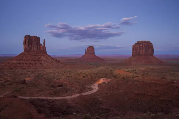 Usa Arizona Monument Valley Sera — Foto Stock