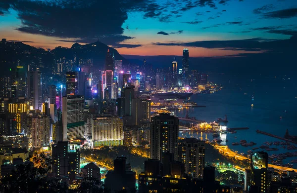 Central Hong Kong Skyline Hong Kong China — Stockfoto