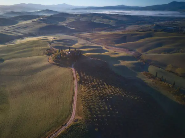 Podere Belvedere Tuscany Italy — Stock Photo, Image