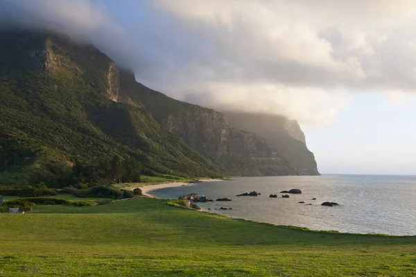 Mount Lidgbird Mount Gower Sunset Lord Howe Island New South — Stock Photo, Image