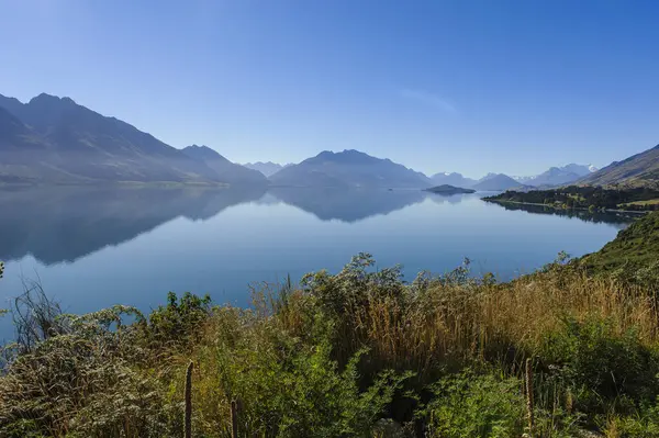 Lago Wakaipu Alrededor Queenstown Isla Sur Nueva Zelanda —  Fotos de Stock