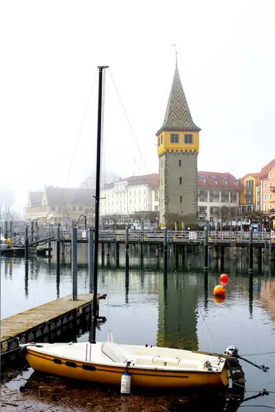 Hafen Lindau Bodensee Deutschland — Stockfoto