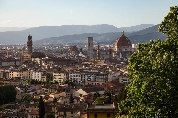 Вид Флоренцію Флоренція Італія — стокове фото
