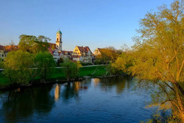 Германия Бавария Регенсбург Дунай — стоковое фото