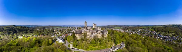 Alemanha Hesse Braunfels Panorama Céu Limpo Sobre Schloss Braunfels — Fotografia de Stock