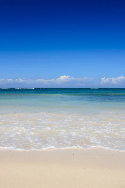 Scenic View Sea Blue Sky Sunny Day Playa Grande Dominican — Stock Photo, Image