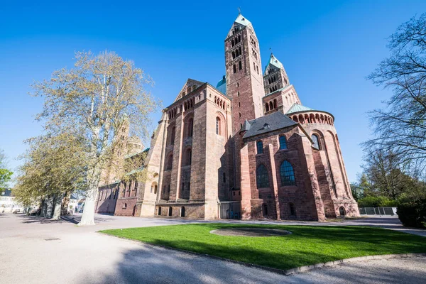 Tyskland Speyer Speyer Katedralens Yttre — Stockfoto