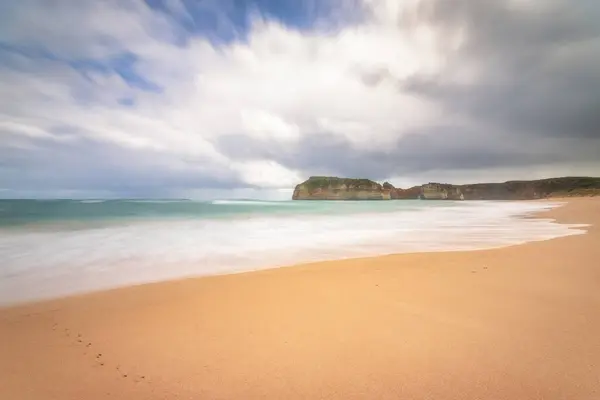 Scenic View Beach Cloudy Sky Twelve Apoles Marine National Park — Stockfoto