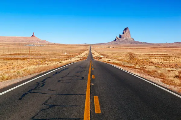 Usa Arizona Strada Nella Monument Valley — Foto Stock